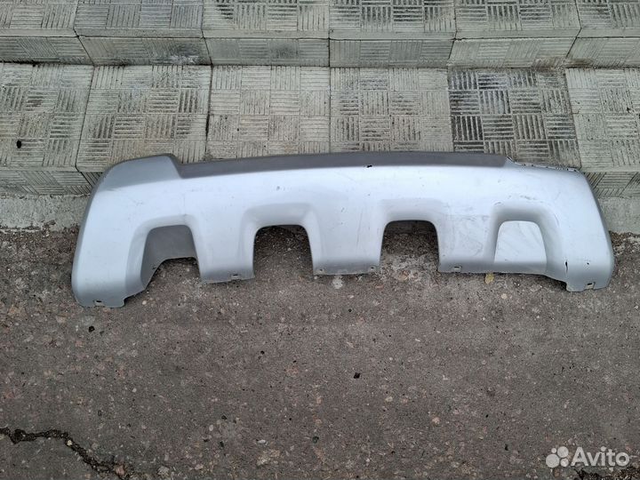 Накладка заднего бампера Renault Duster 1 рестайл