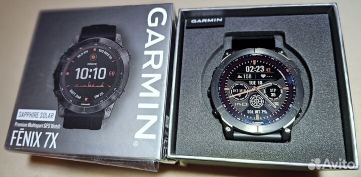 Garmin fenix 7x sapphire solar titanium