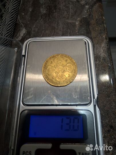 10 рублей 1781г Екатерина 2