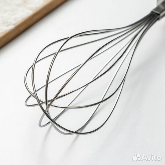 Венчик кулинарный Доляна «Валдай», 306 см, нержаве