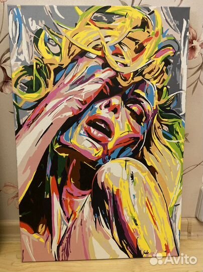 Картина акрил холст