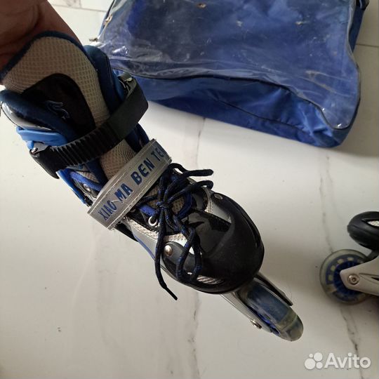 Роликовые коньки детские раздвижные 33 36