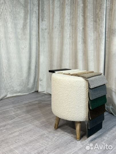 Пуф круглый букле