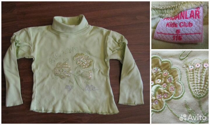 Пакет фирменных вещей на девочку 3-4 года