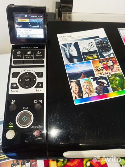 Мфу Epson TX 400 с пзк