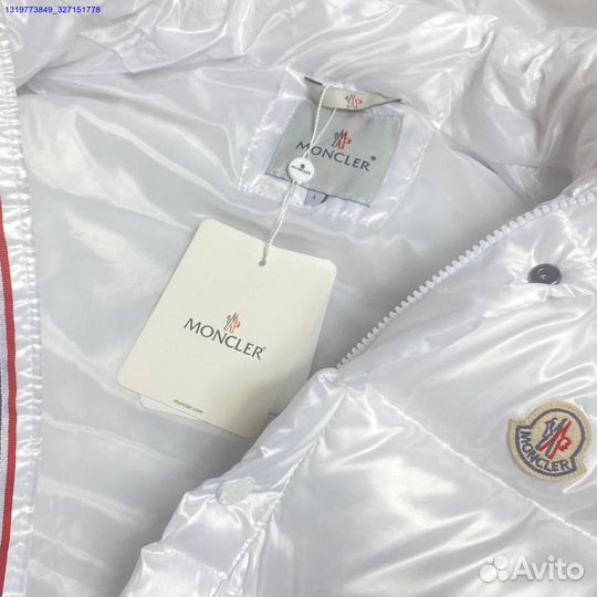 Белая жилетка Moncler (Арт.37615)