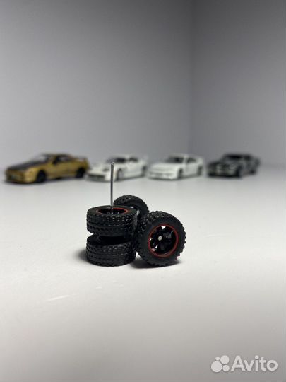 Колёса для машинок хотвилс 1/64