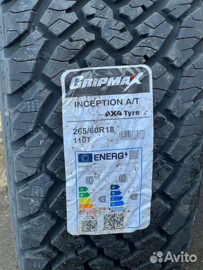 Gripmax Inception A/T 265/60 R18 110T