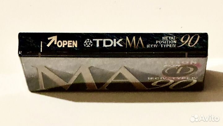 Запечатанная аудиокассета TDK MA 90 Metall