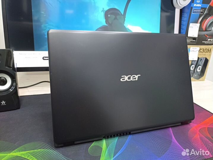 Ноутбук для работы Acer Ryzen 3 3200U/SSD