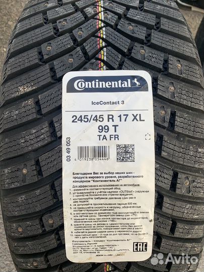 Continental IceContact 3 245/45 R17 99T