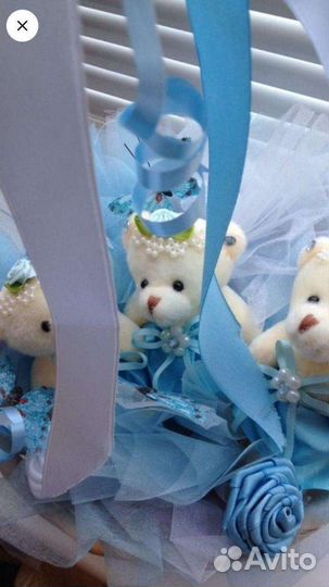 Корзина с мишками