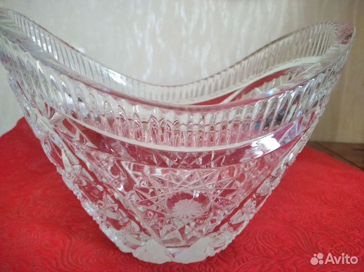 Ваза хрусталь