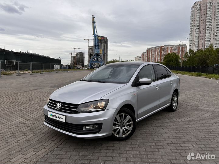 Volkswagen Polo 1.6 AT, 2016, 78 500 км