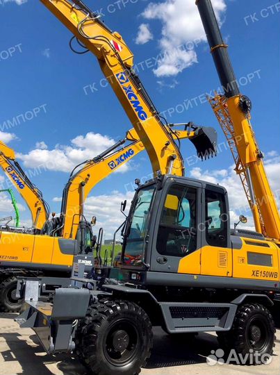 Колёсный экскаватор XCMG XE150WD, 2023