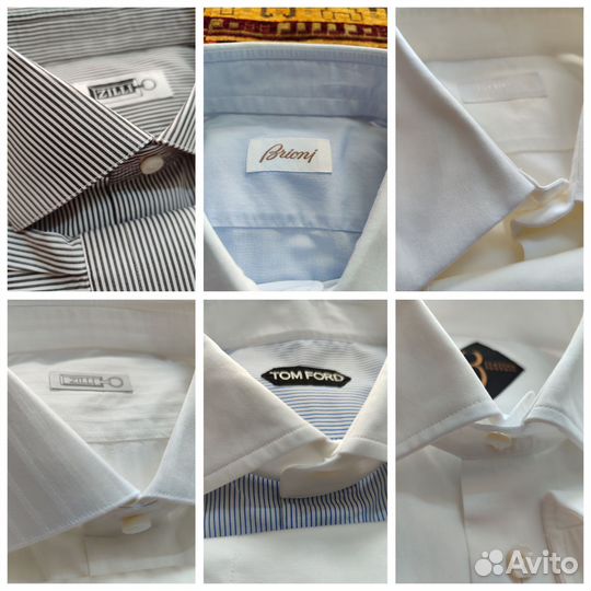 Рубашка мужская Prada, brioni, zilli, Tom Ford
