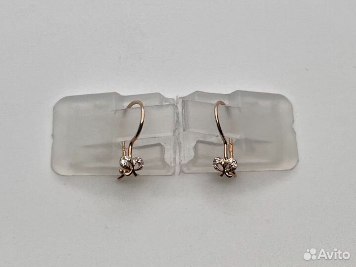 Золотые серьги 585 пробы