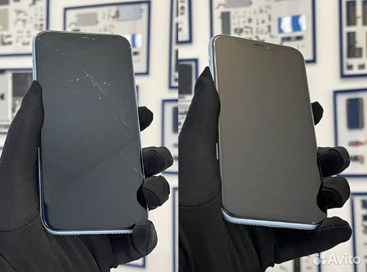 Ремонт iPhone - замена Стекла/ Батареи/ Дисплея