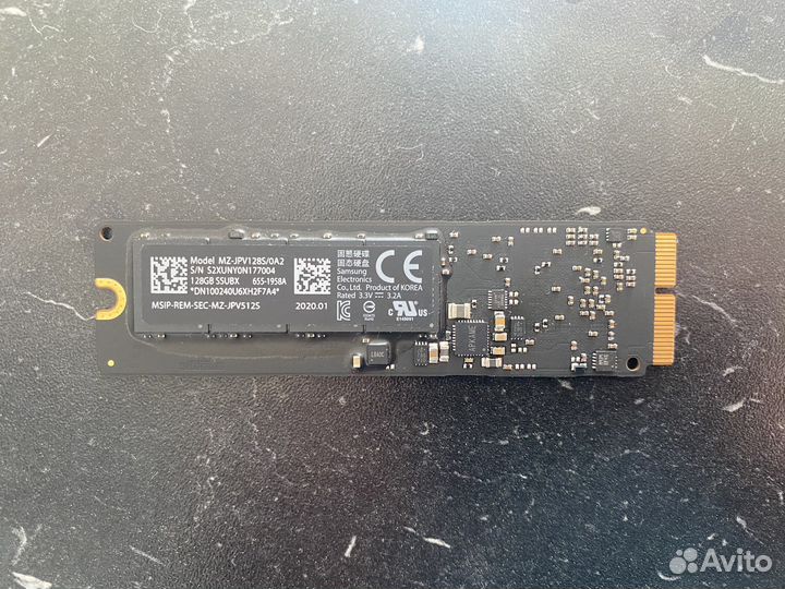 Оригинал Apple SSD 128GB и 256GB MacBook Air / Pro