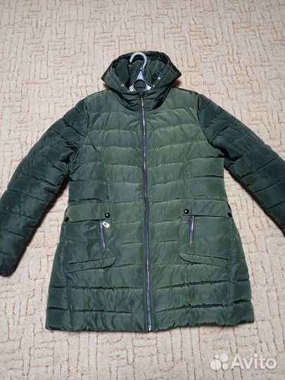 Куртка демисезонная удлиненная женская 54 размер