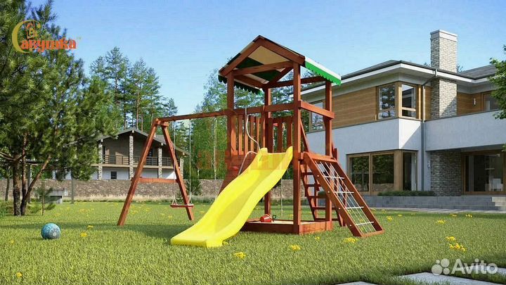 Детская игровая площадка для дачи Савушка Хит 2