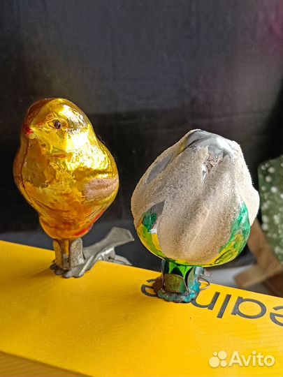 Елочные игрушки СССР на прищепке