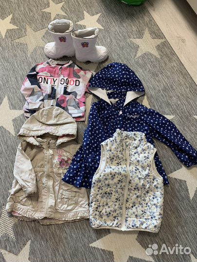 Вещи пакетом на девочку 86 92