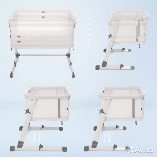 Детская приставная кроватка Nuovita Accanto Calma