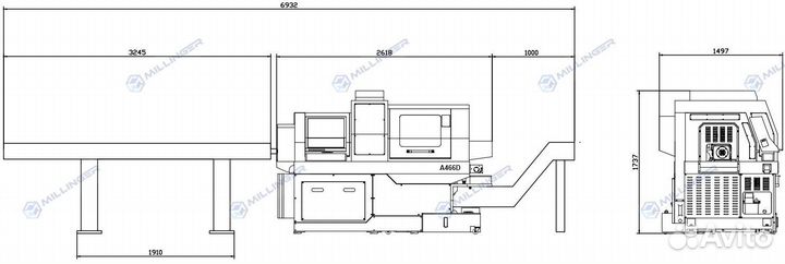 Автомат продольного точения jsway A466D
