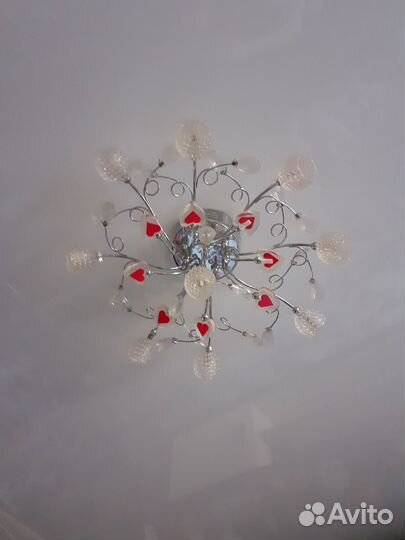 Люстра потолочная светодиодная с пультом