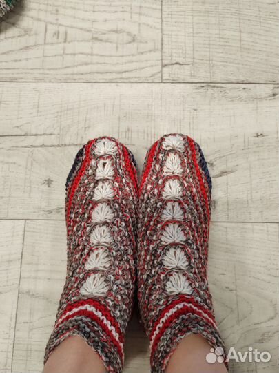 Следки вязаные,ручной работы