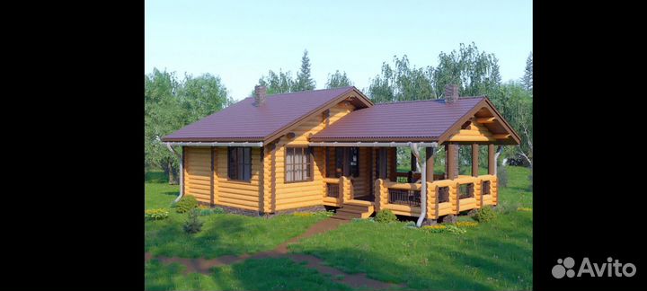 Строительство домов из оцилиндрованного бревна