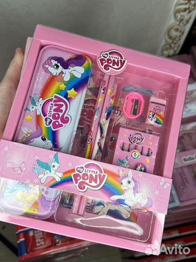 Подарочный набор канцелярия игрушки для детей