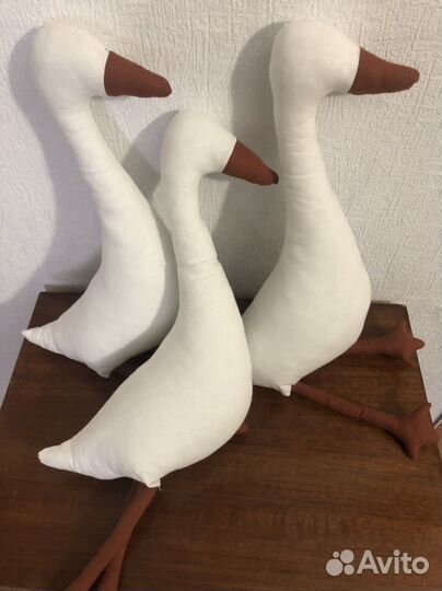 Мягкая игрушка подушка Гусь обнимусь