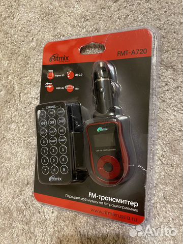 FM-трансмиттер Ritmix FMT-A720