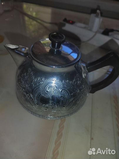 Заварочный чайник, сахарница, молочник