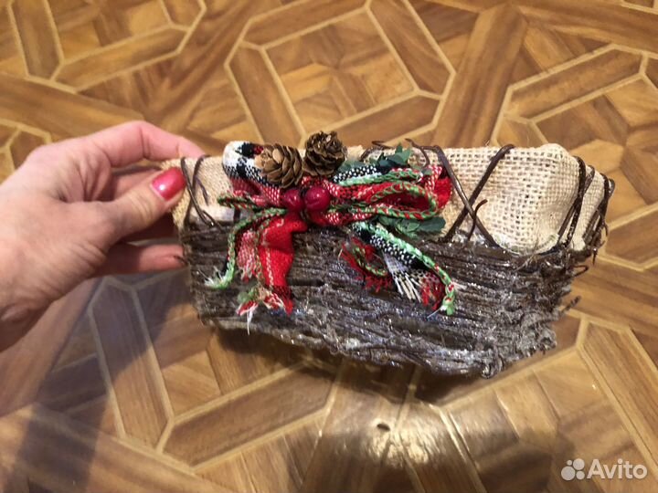 Корзинка новогодняя