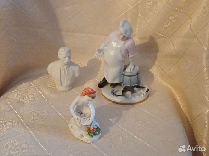 Фарфоровые и бисквит лфз фигурки