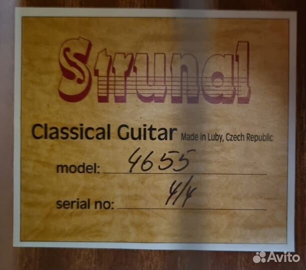 Акустическая гитара Strunal(Cremona) 4655-4/4