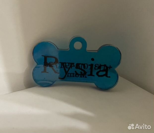 Адресник для собак из эпоксидной смолы