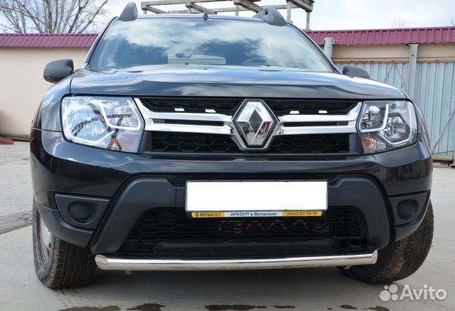 Renault Duster 2017 Защита переднего бампера