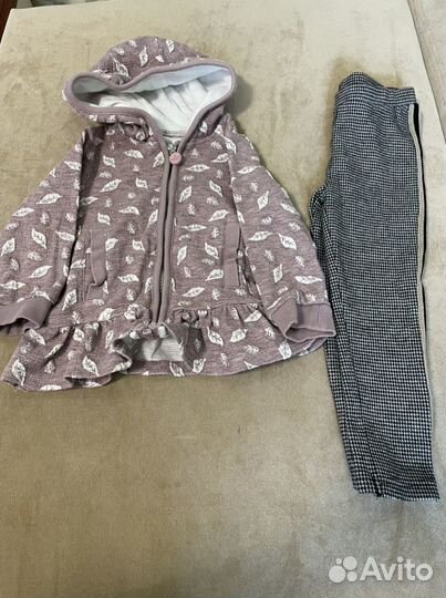 Одежда для девочки 6-12 мес Пакетом