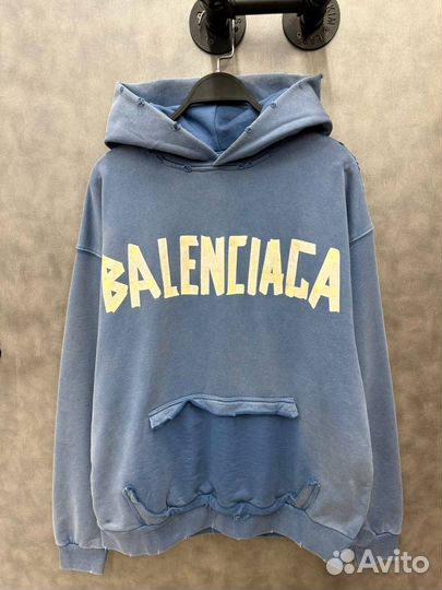 Худи balenciaga скотч оверсайз (коллекция 2024)