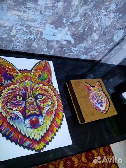 Zufa / Деревянные пазл Лиса 40 на 30