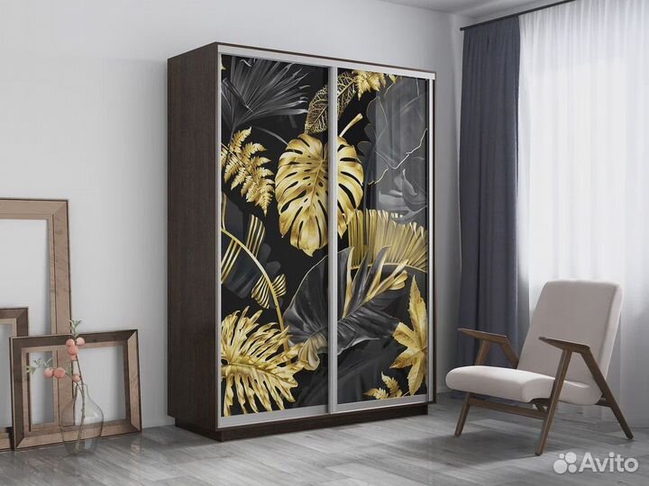 Шкаф-купе с фотопечатью «Экспресс» 2-х дверный