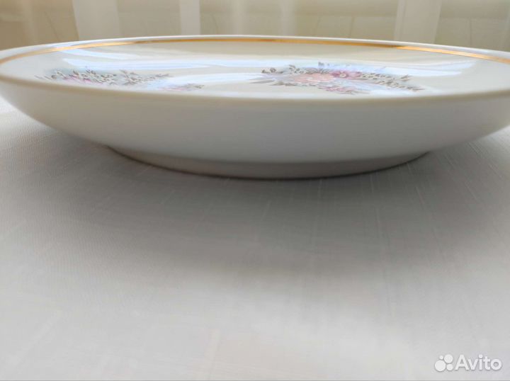 Тарелка, блюдо из фарфора СССР