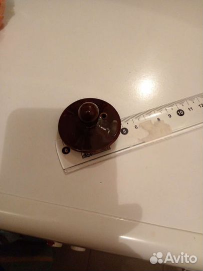 Крышка, крышечка керамическая маленькая старинная