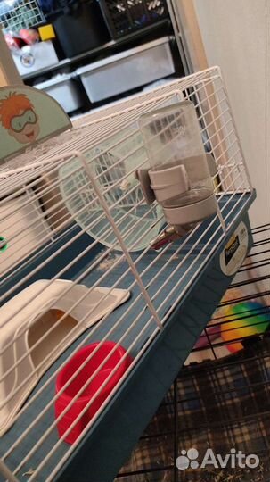 Клетка для хомяка Ferplast 46x29,5x23см+домик