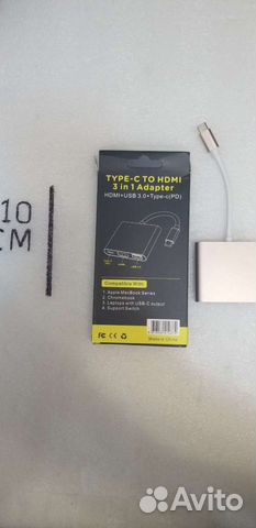Для Apple переходник tipe c на hdmi и usb