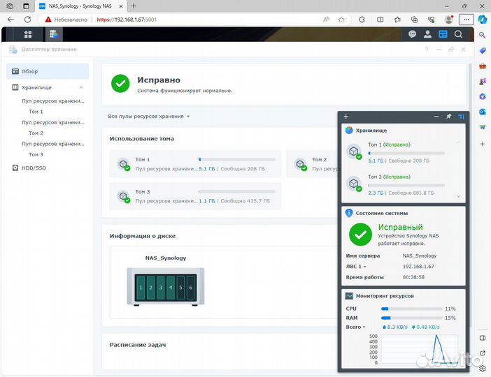 Сервер NAS для дома или офиса